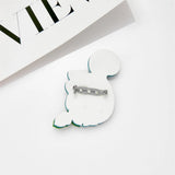 Squirrel Pine Nut Brooches Acrylic Animal Pins Women's Jewelry