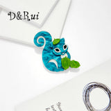 Squirrel Pine Nut Brooches Acrylic Animal Pins Women's Jewelry