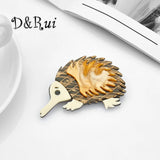 Cute Hedgehog Brooch Acrylic Animal Jewelry for Women