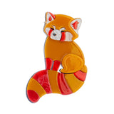 Yellow Little Raccoon Brooches Acrylic Lapel Pins Clothing Accessories Badges