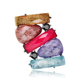 Irregular Acrylic Brooch Ladies Corsage Jewelry Women Accessories
