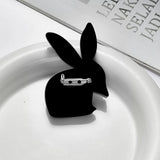 D&Rui Acrylic Bunny Brooches Clothing Jewelry Accessories Badges on Backpack