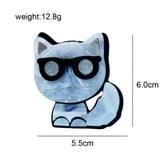 D&Rui Kitten Brooches Animal Acrylic Backpack Jewelry