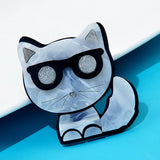 D&Rui Kitten Brooches Animal Acrylic Backpack Jewelry