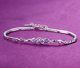 D VVS1 Moissanite Tennis Bracelet 925 Silver for Women