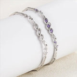 D VVS1 Moissanite Tennis Bracelet 925 Silver for Women