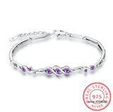 D VVS1 Moissanite Tennis Bracelet 925 Silver for Women