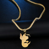 Hip Hop Bee Pendant Necklace Iced Out Bling Jewelry