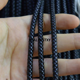 5m/lot 5mm Leather Beading Bracelet Jewelry String Cord
