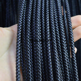 5m/lot 5mm Leather Beading Bracelet Jewelry String Cord