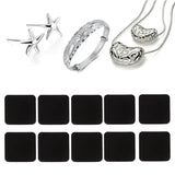 10 Pcs Jewelry Storage Anti Tarnish Strips Silverware Tabs Paper Squares