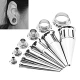 Ear Gauges Expander Set Tapers & Plugs Tunnels Piercing Jewelry 3-10mm Kit
