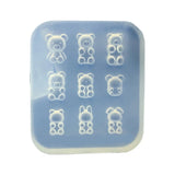 Little Bear Shape Keychain Mold for Epoxy Resin Crafting