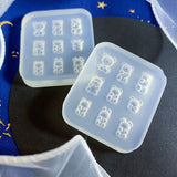 Little Bear Shape Keychain Mold for Epoxy Resin Crafting