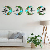 DIY Crystal Epoxy Molds Wall Decor Witch Moon Mirror Silicone Mold