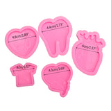 5Pcs Nurse Work Permit Resin Silicone Mould Epoxy Casting for Student Hospital