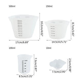 6 Pcs Measuring Cups Set with Mixing Pour Cups for Epoxy Art Crafts