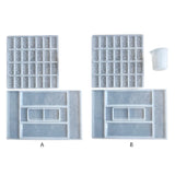 Dominoes Epoxy Resin Mold Storage Box Silicone Mold DIY Crafts Jewelry Holder
