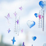 Heart Star Wind Chimes Silicone Resin Mould DIY Jewelry Epoxy Resin Moulds