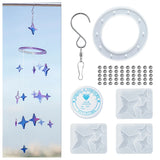 Heart Star Wind Chimes Silicone Resin Mould DIY Jewelry Epoxy Resin Moulds