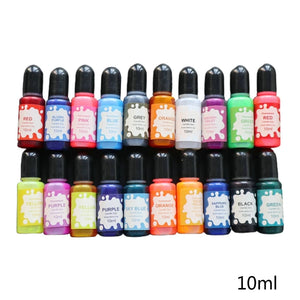 D0LC Liquid Resin Colorant Dye Ink DIY Crafts Jewelry UV Resin Coloring