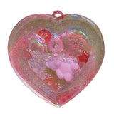 Resin Shaker Mold Quicksand Heart Epoxy Silicone Pendant Mold
