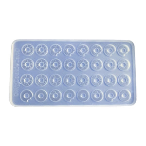 Donut Puzzle Silicone Epoxy Resin Mold DIY Keychain Pendant