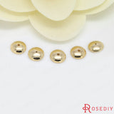 20pcs High Champagne Plated Brass Bead Caps Jewelry Accessories