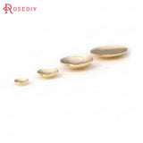 20pcs High Champagne Plated Brass Bead Caps Jewelry Accessories