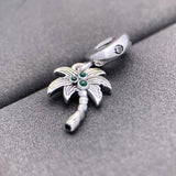 D7 Winter 925 Sterling Silver Bracelet Animal Pendants Pearls Holiday