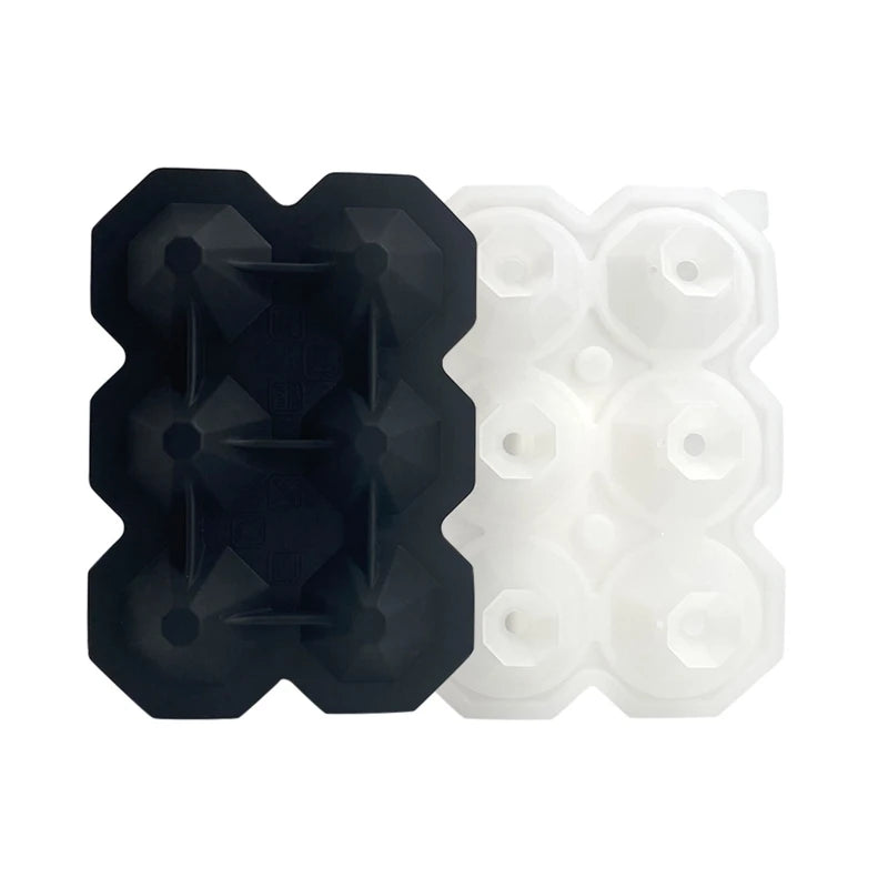 D7WB 3D High Silicone Ice Cube Molds for Wine