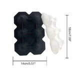 D7WB 3D High Silicone Ice Cube Molds for Wine