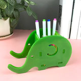 D7WB Elephant Pen Holder Mould Phone Stand Resin Mold DIY Crafts