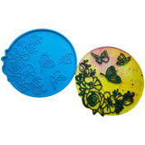 D7WB Silicone Mold for Resin Casting Butterfly Tray DIY