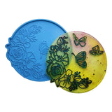 D7WB Silicone Mold for Resin Casting Butterfly Tray DIY
