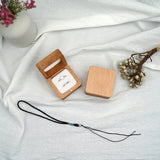 D7WB Walnut Ring Box Wooden Jewelry Organizer for Proposal Wedding