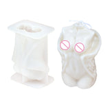 D7WB Human Body Candle UV Crystal Epoxy Mold