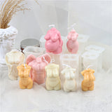 D7WB Human Body Candle UV Crystal Epoxy Mold