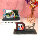 DAD Photo Frame Stand Silicone Mold DIY Decoration Making Tools