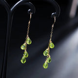 14K Peridot Earrings for Her