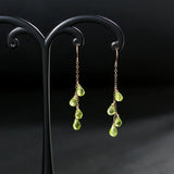 14K Peridot Earrings for Her