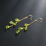 14K Peridot Earrings for Her