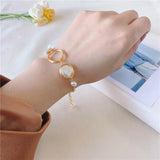 Baroque Pearl Bracelet Copper Plated Women's Jewelry