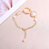 Baroque Pearl Bracelet Copper Plated Women's Jewelry