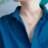 Freshwater Pearl Pendant Copper Plated Wishful Pendant