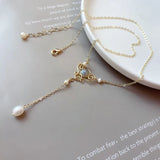 Freshwater Pearl Pendant Copper Plated Wishful Pendant
