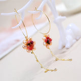 6-7mm Pearl Earrings Tourmaline Pearl Earrings For Women