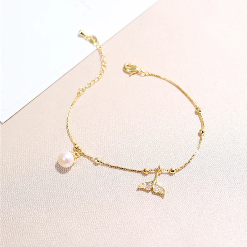 7-8mm Freshwater Pearl Bracelet for Women
