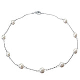 White/Black Freshwater Pearl Jewelry Set