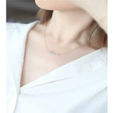 Aquamarine Pendant Yellow 14K Necklace Girlfriend Gift